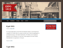 Tablet Screenshot of expo1913.be